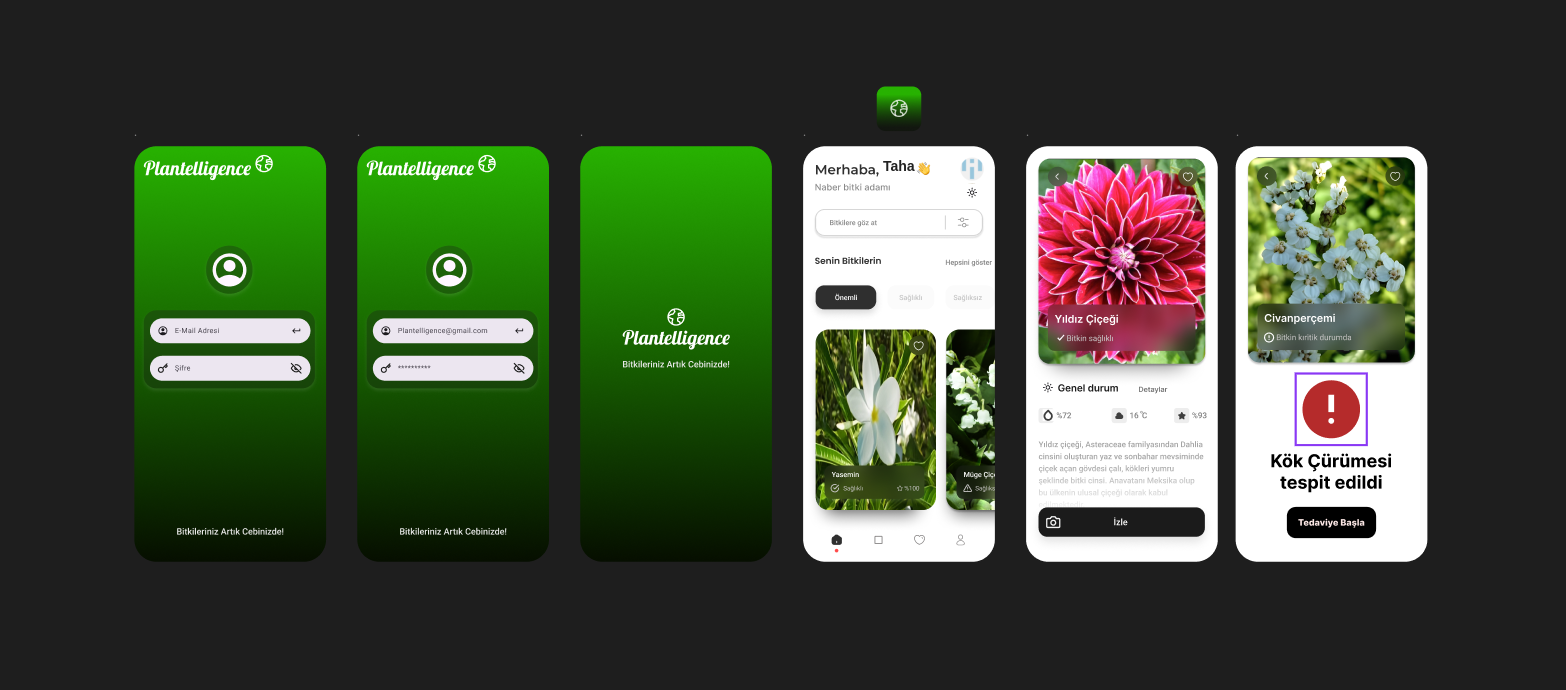 Mobil Uygulama Figma Ekranları